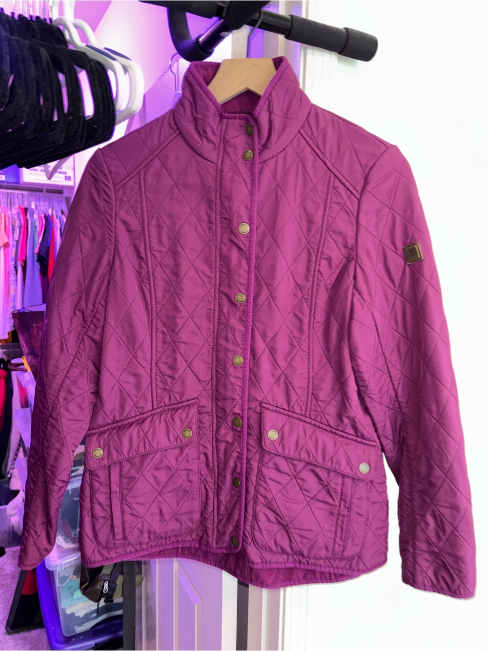 Dubarry of Ireland Quilted Magenta Jacket